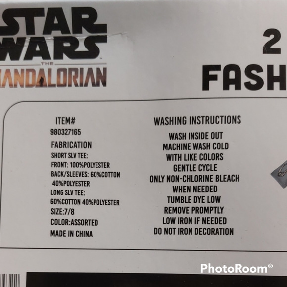 2-pack Star War Mandalorian tops - Picture 8 of 10